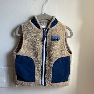 Patagonia Retro Vest 18m Fleece Sherpa Pile